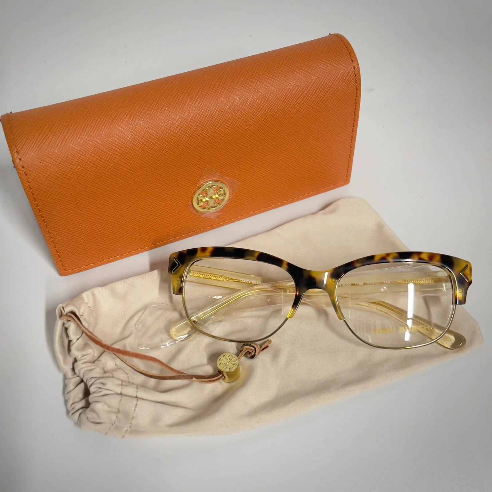 GUCCI GG0738O 002 Round Oval Havana Yellow Demo Lens 48 mm Unisex Eyeglasses